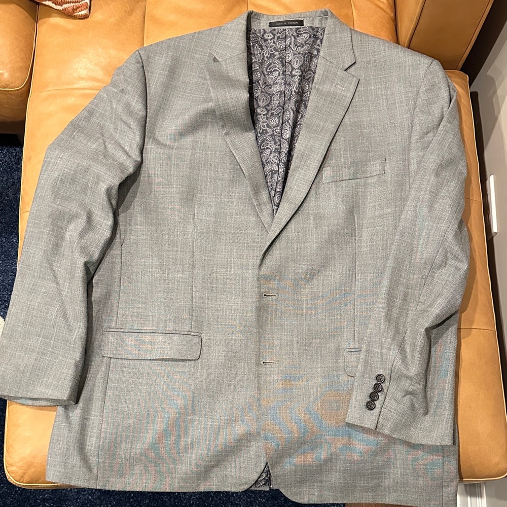 Chaps Light Gray Sport Coat